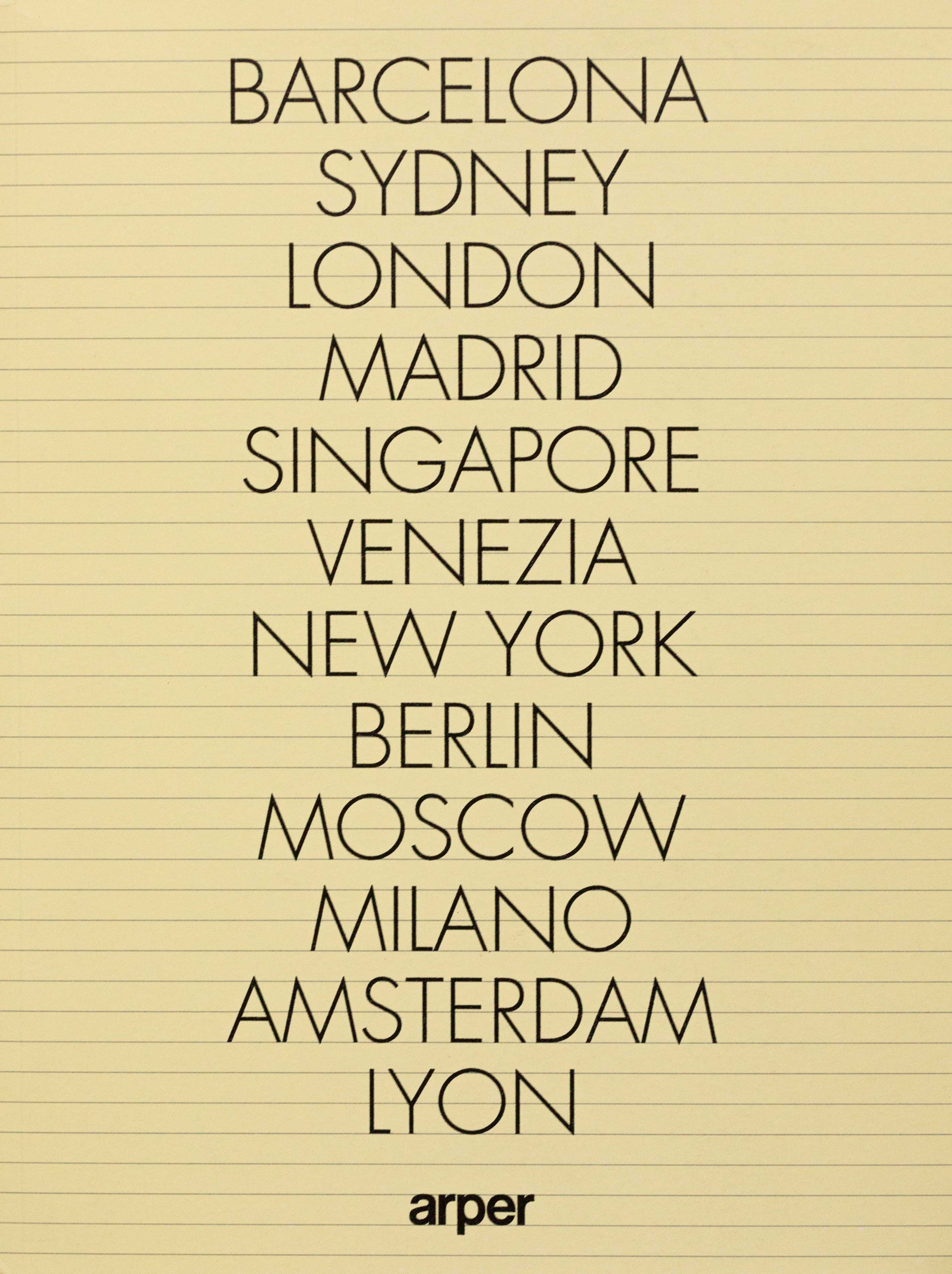 Arper Catalogue de références 2013