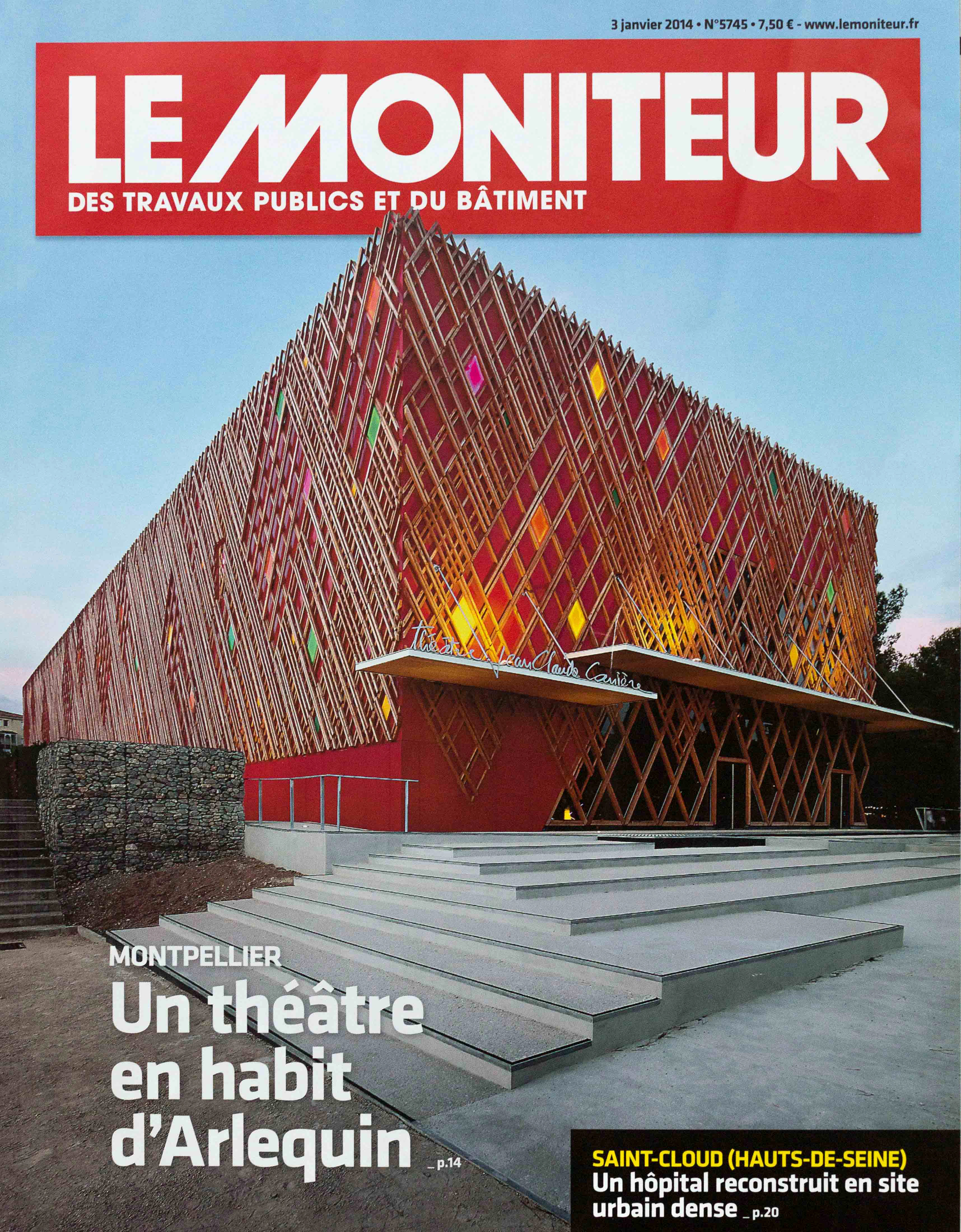 Magazine Architecture Le Moniteur #5745 01.2014