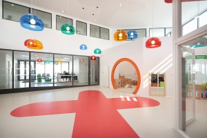 Hall d'accueil de la Maison de la Petite Enfance Lodève