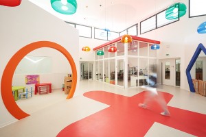 Hall d'accueil de la Maison de la Petite Enfance Lodève